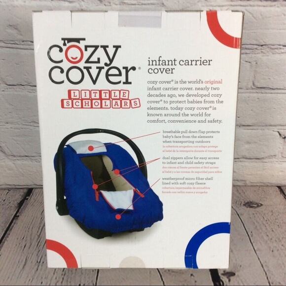 NCAA Kansas Jayhawks Cozy Cover Infant Carrier Cover Football Gameday Tailgating - Picture 3 of 4